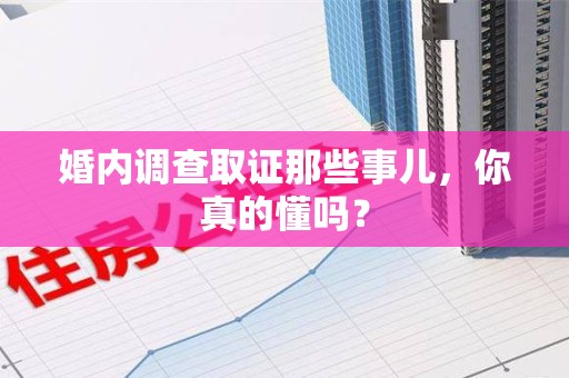鲤城婚内调查取证那些事儿，你真的懂吗？