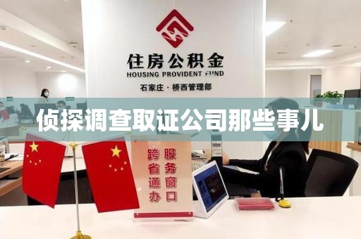 鲤城侦探调查取证公司那些事儿