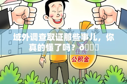 鲤城域外调查取证那些事儿，你真的懂了吗？😎