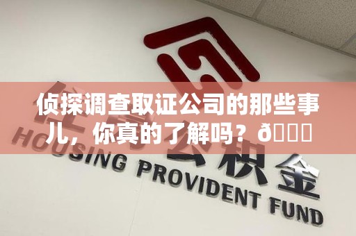 鲤城侦探调查取证公司的那些事儿，你真的了解吗？😎