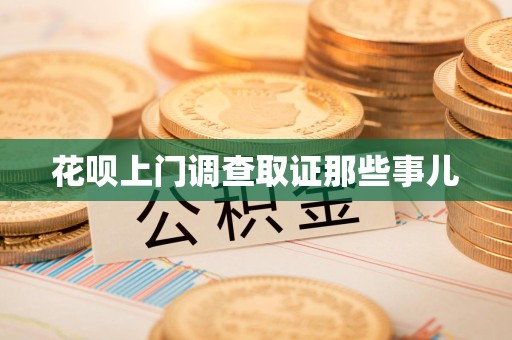 鲤城花呗上门调查取证那些事儿