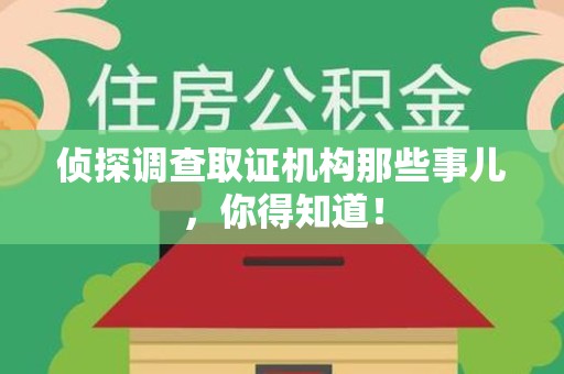 鲤城侦探调查取证机构那些事儿，你得知道！